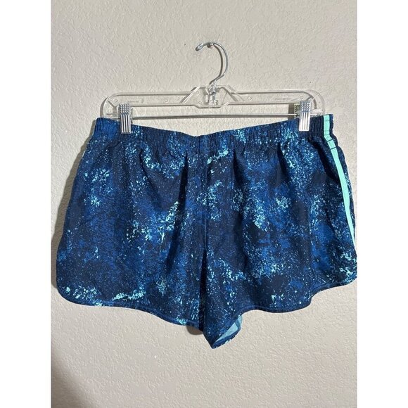 Under Amour running shorts  Womens Splatter Print  Blue Teal Lightweight m - Picture 2 of 9